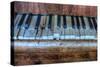 Old Broken Piano-Nathan Wright-Stretched Canvas