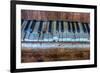 Old Broken Piano-Nathan Wright-Framed Photographic Print