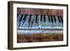 Old Broken Piano-Nathan Wright-Framed Photographic Print