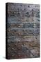 Old, Brown Wooden Surface with Metal Knobs-Wlad74-Stretched Canvas