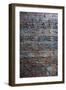 Old, Brown Wooden Surface with Metal Knobs-Wlad74-Framed Photographic Print