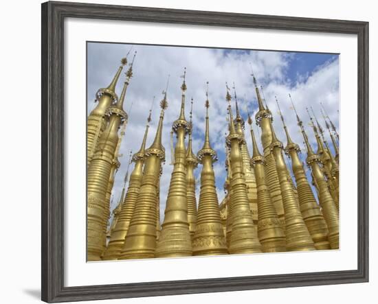 Old Buddhist Temple in the Inle Lake Region, Shan State, Myanmar (Burma)-Julio Etchart-Framed Photographic Print