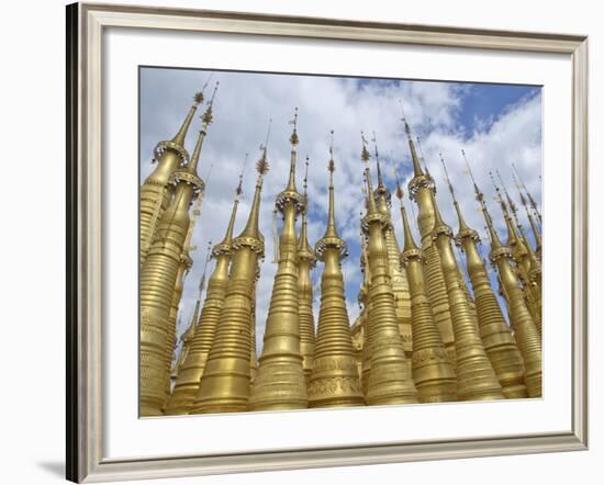 Old Buddhist Temple in the Inle Lake Region, Shan State, Myanmar (Burma)-Julio Etchart-Framed Photographic Print