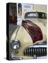 Old Buick Car in Front of Entrance to the City Palace Hotel, Old City, Udaipur, India-Eitan Simanor-Stretched Canvas