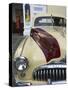 Old Buick Car in Front of Entrance to the City Palace Hotel, Old City, Udaipur, India-Eitan Simanor-Stretched Canvas