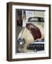 Old Buick Car in Front of Entrance to the City Palace Hotel, Old City, Udaipur, India-Eitan Simanor-Framed Photographic Print
