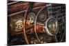 Old Buick Eight Dashboard-Stephen Arens-Mounted Photographic Print