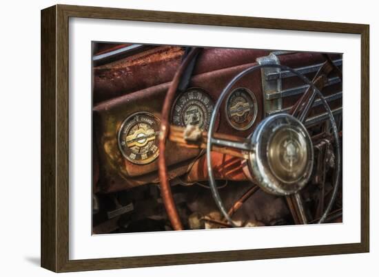 Old Buick Eight Dashboard-Stephen Arens-Framed Photographic Print