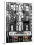 Old Building Facade in the Colors of the American Flag in Times Square - Manhattan - NYC-Philippe Hugonnard-Framed Photographic Print