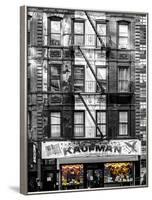 Old Building Facade in the Colors of the American Flag in Times Square - Manhattan - NYC-Philippe Hugonnard-Framed Photographic Print