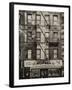 Old Building Facade in the Colors of the American Flag in Times Square - Manhattan - NYC-Philippe Hugonnard-Framed Photographic Print