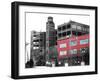 Old Building In Detroit 1-NaxArt-Framed Art Print