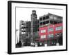 Old Building In Detroit 1-NaxArt-Framed Art Print