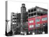 Old Building In Detroit 1-NaxArt-Stretched Canvas