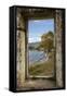 Old Building, Lake Dunstan, Cromwell, Central Otago, South Island, New Zealand-David Wall-Framed Stretched Canvas