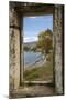 Old Building, Lake Dunstan, Cromwell, Central Otago, South Island, New Zealand-David Wall-Mounted Photographic Print