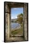 Old Building, Lake Dunstan, Cromwell, Central Otago, South Island, New Zealand-David Wall-Framed Stretched Canvas