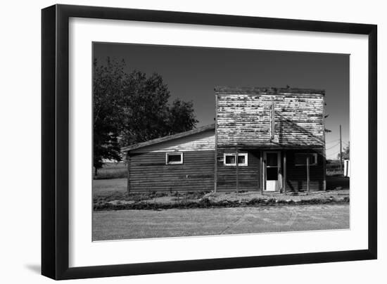 Old Building on Street-Rip Smith-Framed Photographic Print