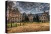 Old Building with Garden-Nathan Wright-Stretched Canvas