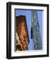 Old Building with the Beetham Tower in the Background, Manchester, England, United Kingdom, Europe-Richardson Peter-Framed Photographic Print