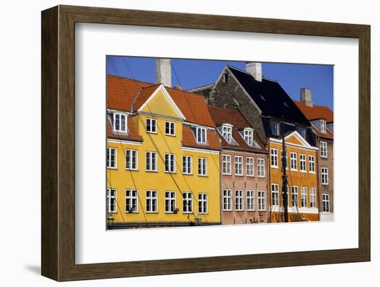 Old Buildings in Famous Nyhavn Harbour Area of Copenhagen, Denmark, Scandinavia, Europe-Simon Montgomery-Framed Photographic Print