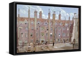 Old Buildings, Lincoln's Inn, London, 1879-John Crowther-Framed Stretched Canvas