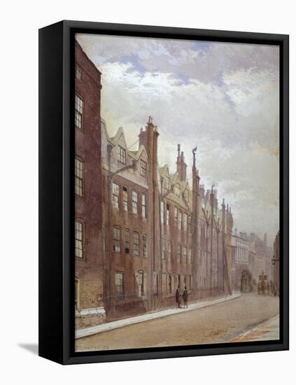 Old Buildings, Lincoln's Inn, London, 1879-John Crowther-Framed Stretched Canvas