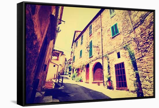 Old Buildings-gkuna-Framed Stretched Canvas