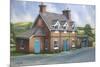 Old Burghclere Station-Geno Peoples-Mounted Giclee Print