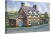 Old Burghclere Station-Geno Peoples-Stretched Canvas