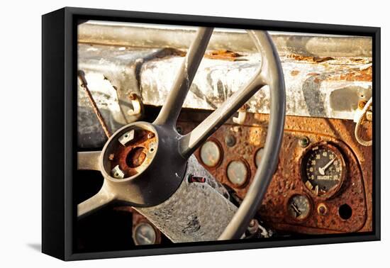 Old Bus II-Brian Kidd-Framed Stretched Canvas