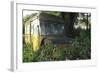 Old Bus in Woodland-Clive Nolan-Framed Photographic Print