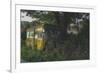 Old Bus in Woodland-Clive Nolan-Framed Photographic Print