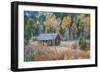 Old Cabin in Autumn Woods Hope Valley California-Vincent James-Framed Photographic Print