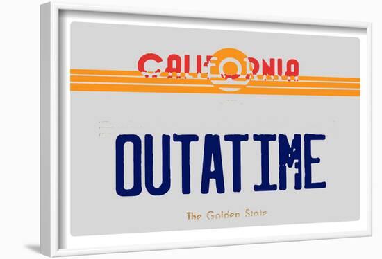 Old Cali Plate-null-Framed Poster