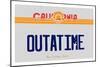 Old Cali Plate-null-Mounted Poster