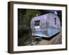 Old Camper at a Car Cemetery in Colorado-Michael Brown-Framed Photographic Print