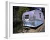 Old Camper at a Car Cemetery in Colorado-Michael Brown-Framed Photographic Print