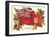 Old Canadian Flag-null-Framed Art Print