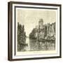 Old Canal, Dordrecht-null-Framed Giclee Print