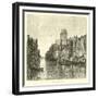 Old Canal, Dordrecht-null-Framed Giclee Print