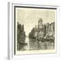 Old Canal, Dordrecht-null-Framed Giclee Print