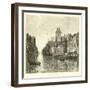 Old Canal, Dordrecht-null-Framed Giclee Print