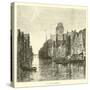 Old Canal, Dordrecht-null-Stretched Canvas