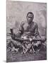 Old Cannibal from Solomon Islands, Photo from Journal Des Voyages Magazine, 1909, Melanesia-null-Mounted Giclee Print