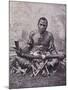 Old Cannibal from Solomon Islands, Photo from Journal Des Voyages Magazine, 1909, Melanesia-null-Mounted Giclee Print