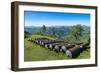 Old cannons in front of the Citadelle Laferriere, UNESCO World Heritage Site, Cap Haitien, Haiti-Michael Runkel-Framed Photographic Print