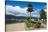 Old Cannons on Shore of the Town of Paraty, Rio De Janeiro, Brazil, South America-Michael Runkel-Stretched Canvas