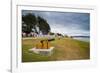 Old cannons on the shore of Stanley, capital of the Falkland Islands, South America-Michael Runkel-Framed Photographic Print