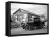 Old Car and Gas Pump-Hackberry General Store-Carol Highsmith-Framed Stretched Canvas